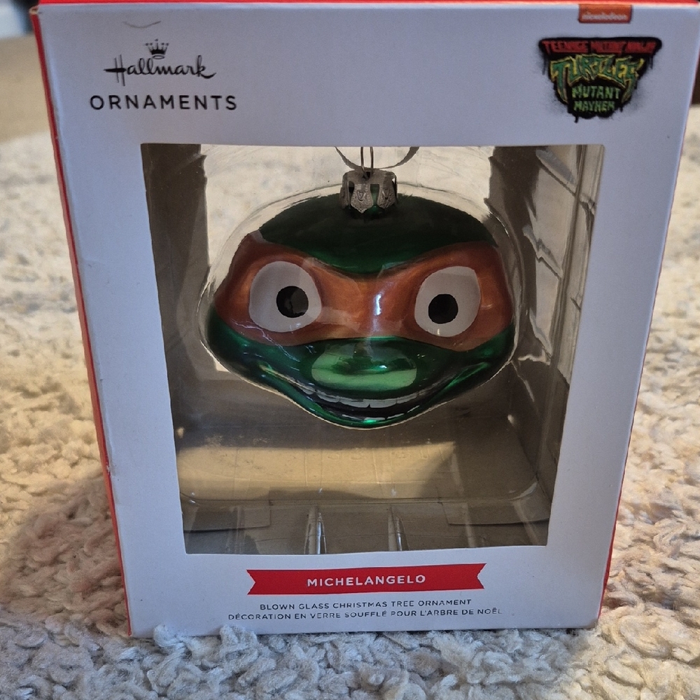 Hallmark Michelangelo Ornament - Green and Orange